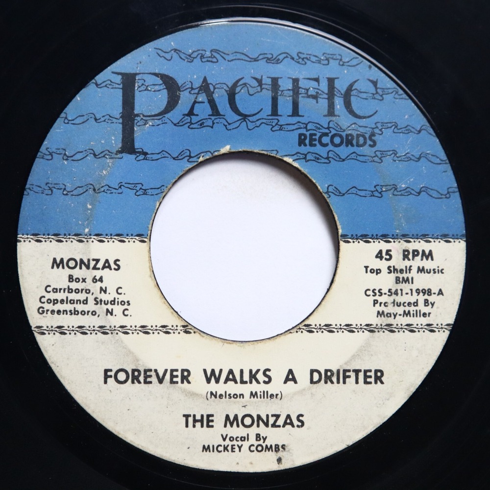 MONZAS - FOREVER WALKS A DRIFTER‎ / HEY! I KNOW YOU - SOUL 45